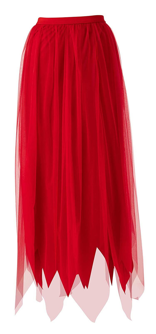 Womens sinful red skirt costume accessory