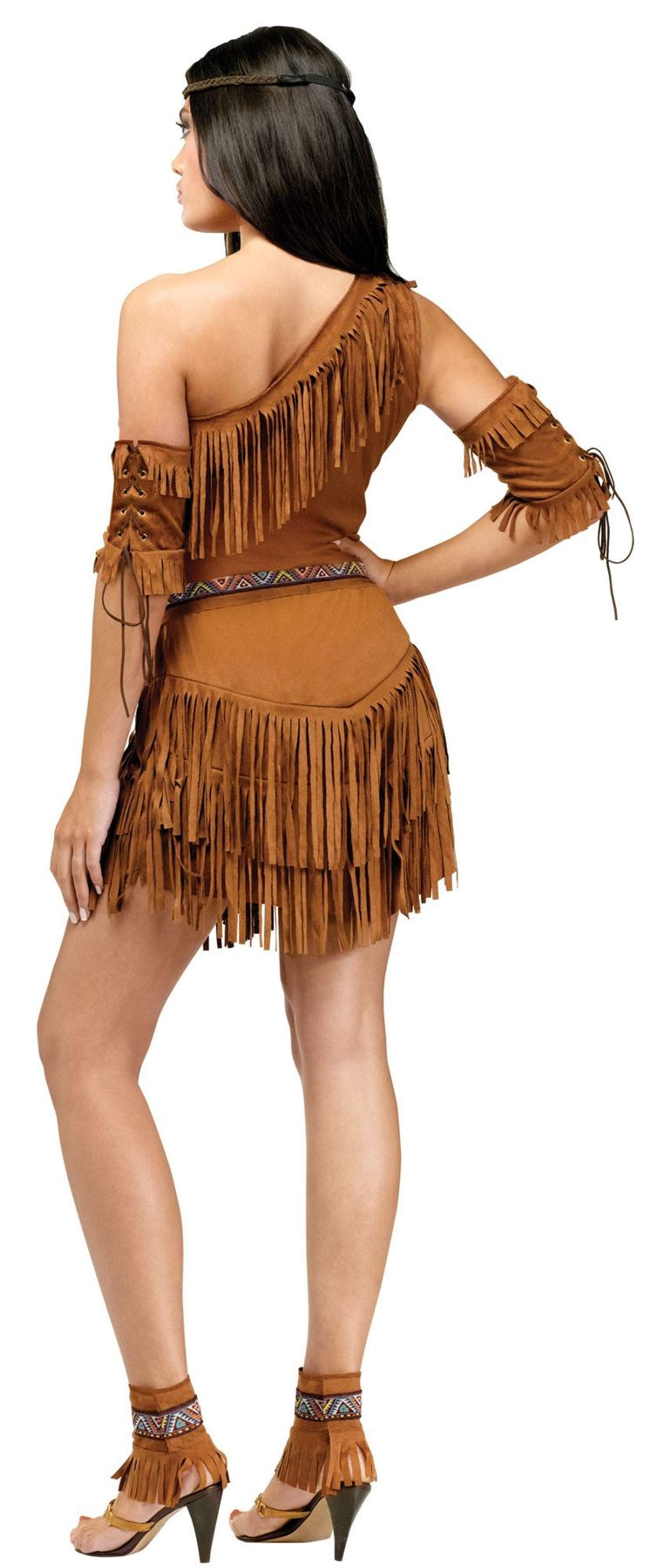 Pocahontas One Shoulder Adult Costume Dress Costumeville 2809