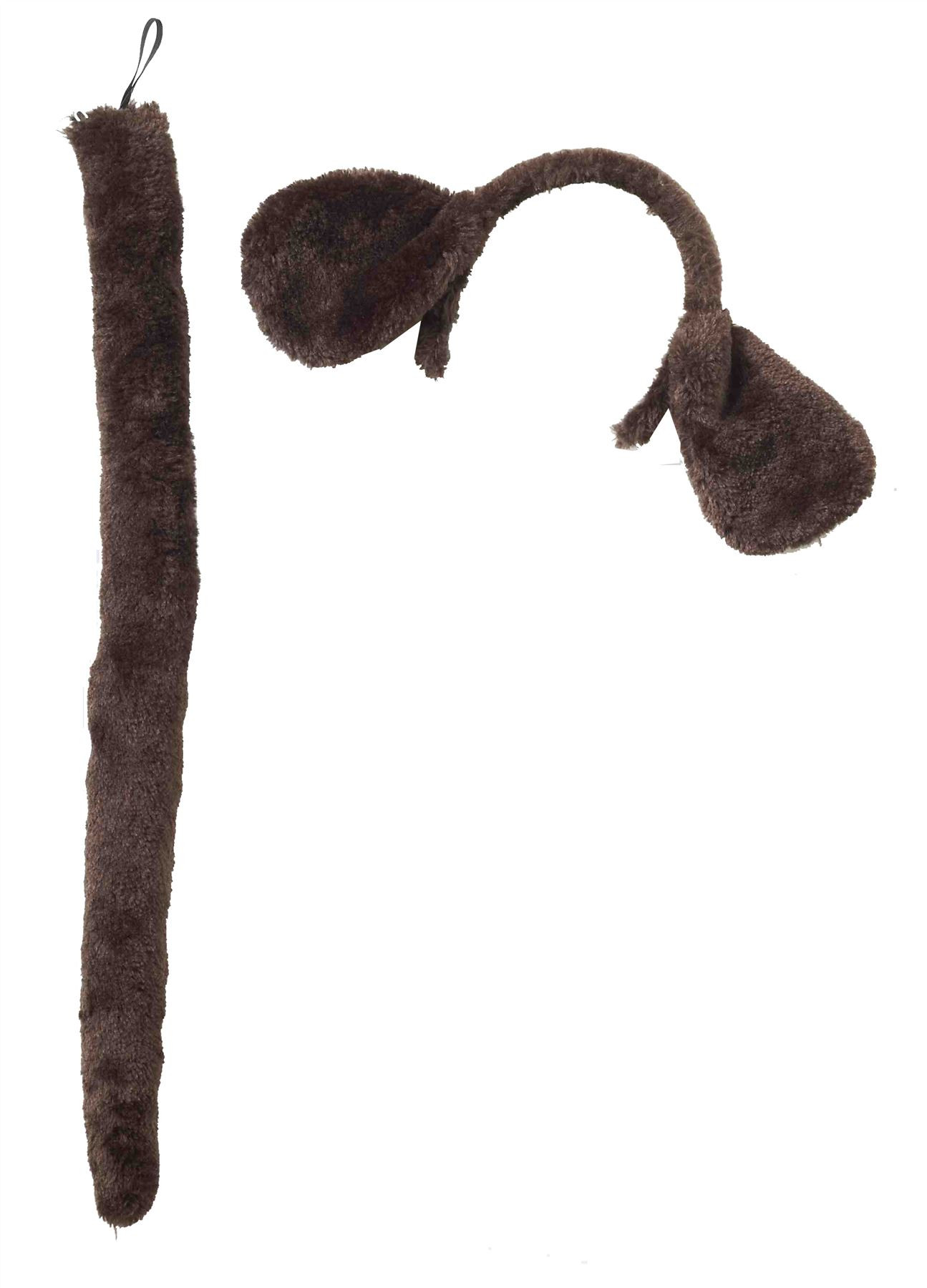 Big Brown Dog Ears and Tail Costume Kit CostumeVille