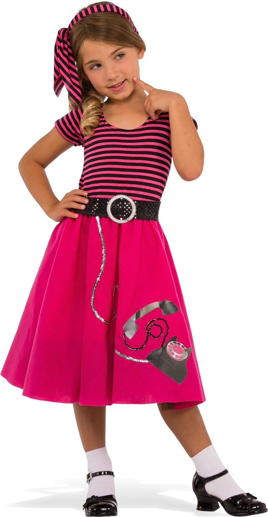 Kids 50's Girl costume CostumeVille