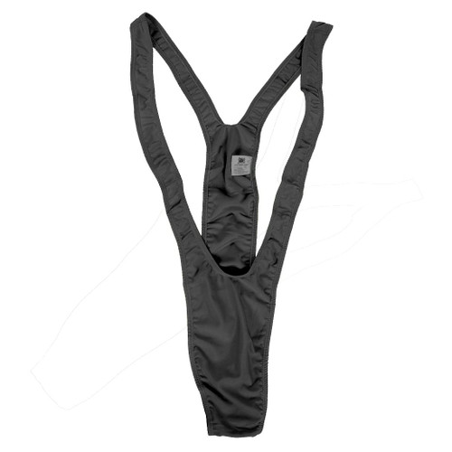 Black MANKINI thong mens adult funny halloween costume