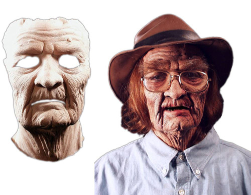 Old Age Mask Foam Latex Prosthetic