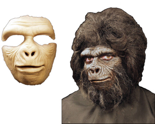 Gorilla Mask Foam Latex Prosthetic Professional Grade Theater Hollywood Appliance