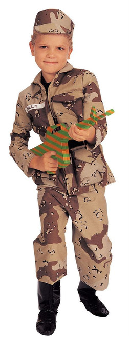 Special Forces Army Camo Boys Military Costume