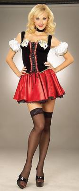 Vegas Casino Poker Sexy Womens Halloween Costume XS S