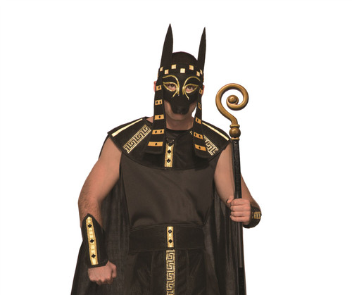 Mythical Egyptian Anubis MASK adult mens Costume accessory