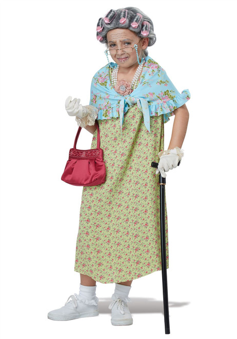 Child Old Lady Dress Up Kit