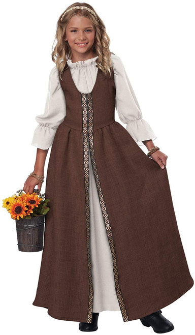 Renaissance Faire Dress child Halloween Fancy Dress California Costume