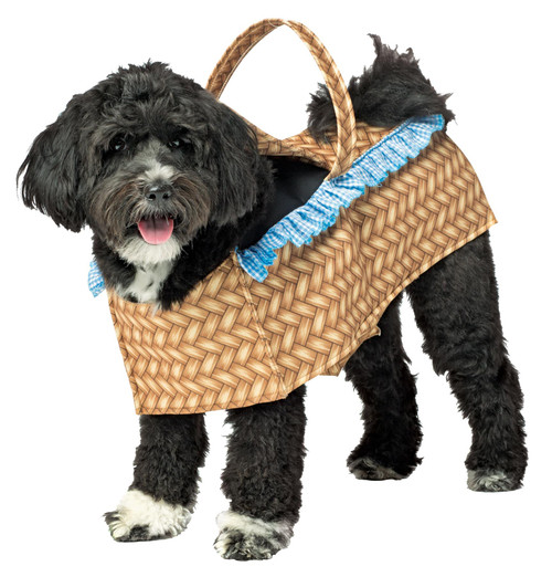 Toto Wizard Of Oz Dorothy Carrying Toto Dog In Basket Dog Costume Halloween S-M