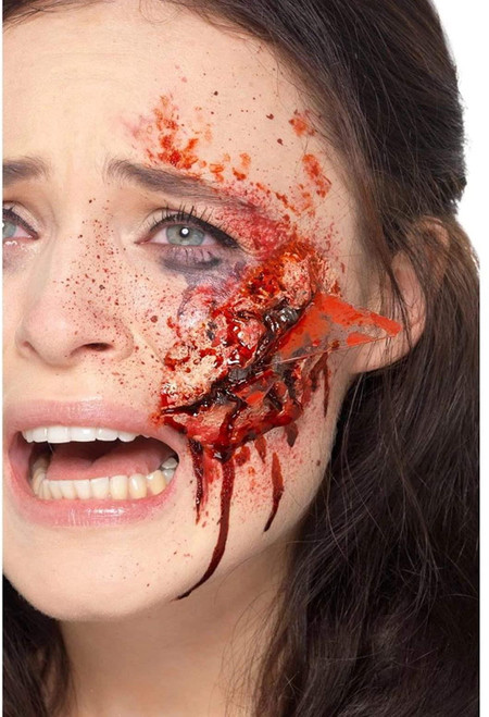 Smiffys Latex Glass Wound Prosthetic Stage Halloween Theatrical Costume Makeup Smiffys Latex Glass Wound Prosthetic Stage Halloween Theatrical Costume Makeup