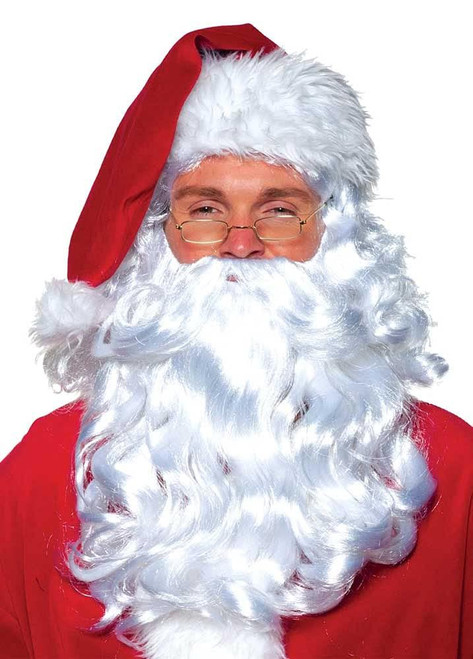 Christmas Costume Santa Claus Synthetic Wig and Beard set Christmas Costume Santa Claus Synthetic Wig and Beard set