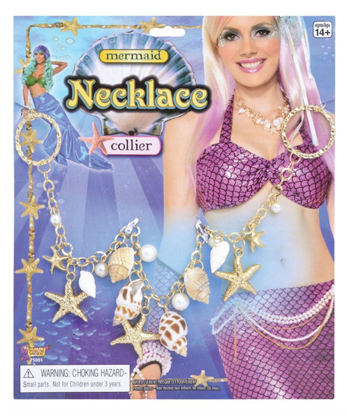 Mermaid Necklace Halloween Costume Accessory