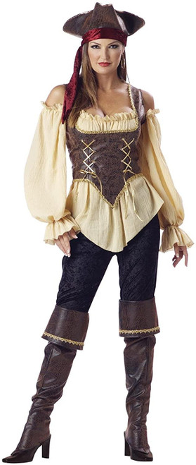 Rustic Pirate Lady Elite Adult Collection Costume - Small - Dress Size 2-6 Rustic Pirate Lady Elite Adult Collection Costume - Small - Dress Size 2-6