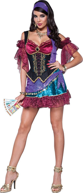 InCharacter Costumes Women's Flirty Fortune Teller Costume Small InCharacter Costumes Women's Flirty Fortune Teller Costume Small