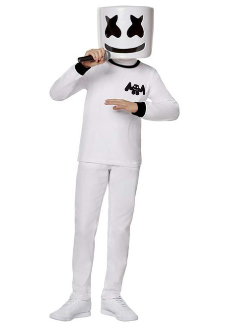 Inspirit Designs DJ Marshmello Halloween Costume for Kids Large (10-12) Includes T-Shirt and Mask Inspirit Designs DJ Marshmello Halloween Costume for Kids Large (10-12) Includes T-Shirt and Mask