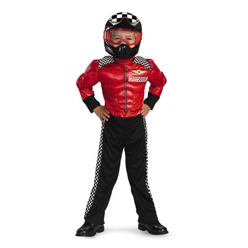 Disney Pixar Officially Licensed TURBO RACER muscle race car driver boys costume 2T Disney Pixar Officially Licensed TURBO RACER muscle race car driver boys costume 2T