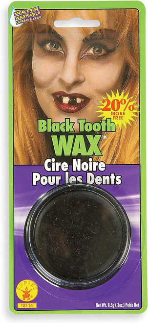 Theatrical Makeup Effects Black Tooth Wax Hockey Player Wicked Witch Bad Teeth