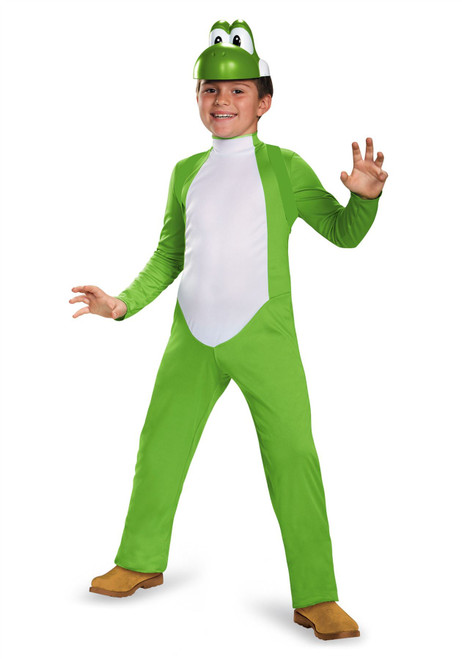 Yoshi Costume Deluxe Super Mario Brothers Costume For Kids Large 10-12