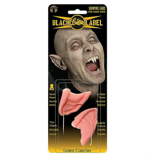 Tinsley Tattoos DFBLL010 Vampire Ears Latex Appliance Makeup