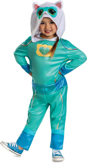 Disney Super Kitties Bitsy Costume for Kids, Official Super Kitties Costume Outfit with Headpiece, Child Size (3T-4T)