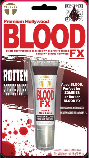 Zombie Rot Effects Fake Blood Fx Dark Red Novelty Item by Tinsley
