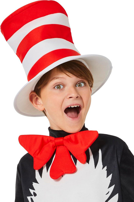 InSpirit Designs The Cat in the Hat Kids Hat and Bow Tie Set | Officially Licensed | Dr. Seuss Accessories
