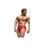 red WRESTLING BRIEFS sports wrestler mens adult halloween costume L