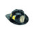 Jr. Fire Fighter Helmet Black, Costume Accessory Child One Size