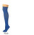 solid ROYAL BLUE acrylic halloween ADULT SOCKS costume