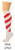 white red candy cane ADULT SOCKS costume christmas