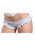 white MINI RUFFLED BOOTY SHORTS womens sexy adult halloween costume XLarge