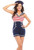 PIN UP SAILOR 40s retro sexy adult female costume halloween womens M/L 10-12