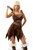 CAVE WOMAN dweller sexy prehistoric warrior womens adult halloween costume M/L