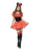 SEXY MISS MINNIE MOUSE red polka dot dress disney womens halloween costume SMALL