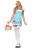 DOROTHY wizard oz womens halloween sexy gingham dress costume S/M 4-8