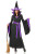 black & purple MIDNIGHT WITCH adult womens sexy halloween costume LARGE