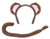 Monkey Headband and Tail Costume Accessory Kit