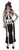 Long Skeleton Dress Costume Adult Standard