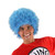 BLUE WIG Thing 1 Thing 2 Dr. Seuss kids cat hat read america adult hair costume