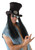 SLASH GUITARIST HAT dreads dred locks rock star hair wig mens halloween costume