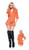 Sexy Orange Prison Jumpsuit Women's Costume