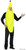 GIANT BANANA yellow fruit funny mens mascot adult womens costume halloween OS