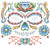 Candy Skull Face Temporary Tattoo Tinsley Transfers