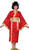 Girls Kimono Red Asian Geisha Madame Butterfly Costume