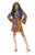 Groovy Blu Retro Hippie Adult Costume