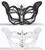 Lace Cat Mask With Whiskers Masquerade Costume Accessory