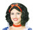 SNOW WHITE WIG short black hair womens halloween princess accessory costume