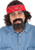 CHONG KIT mustache wig bandana glasses cheech and chong adult halloween costume