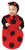 LADYBUG bunting bug lady baby girls infant bug kids halloween costume 9M