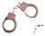 PINK SPARKLE HANDCUFFS cop police womens adult sexy halloween costume accessory